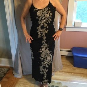 Beautiful sequined evening dress